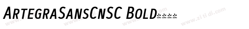 ArtegraSansCnSC Bold字体转换